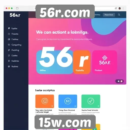 Avaliação da interface do usuário do site 56r.com